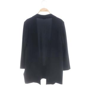 GRACE CONTINENTAL グレースコンチネンタル ボタンレス ジャケット 36 S 黒 ブラック