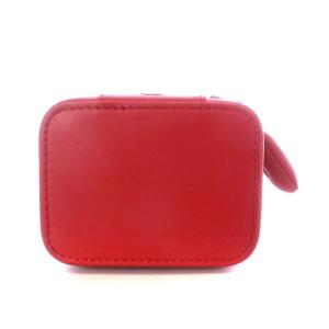 ANYA HINDMARCH chubby heart ジュエリーケース アクセサリーケース ポーチ レザー 赤 レッド