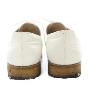 MHL. idea レースアップシューズ ローファー レザー ラウンドトゥ 22.5cm 白 ホワイト