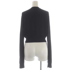 ENFOLD 23AW LAYERED CARDIGAN カーディガン レイヤード クロップド丈 長袖 38 黒 ブラック