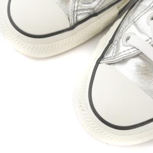 CONVERSE ALL STAR 100 SHINYMETALLIC OX スニーカー US4 23.0cm シルバー 1SC254