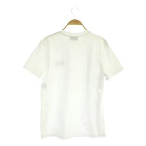 Maison Kitsuné DOUBLE FOX HEAD Tシャツ カットソー 半袖 クルーネック 刺繍 コットン XS 白 ホワイト