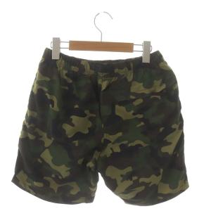 GRAMiCCi シェルパッカブルショーツ ショートパンツ 迷彩柄 S カーキ 茶色 ベージュカーキ