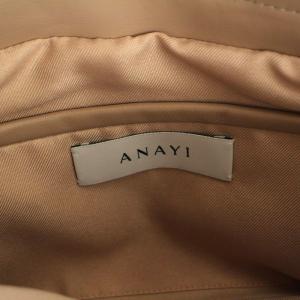 ANAYI 23AW ハンドバッグ 2WAY フェイクファー ベージュ