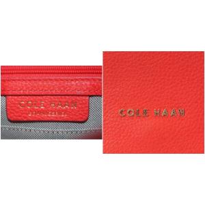 COLE HAAN ショルダーバッグ ワンショルダー 斜め掛け レザー 赤 レッド