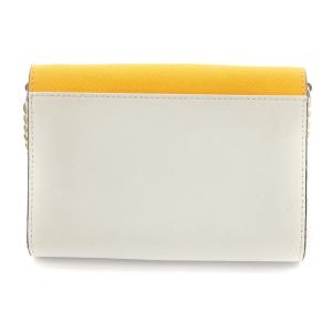 MICHAEL KORS ショルダーバッグ ショルダーウォレット レザー ロゴ バイカラー オレンジ 白 ホワイト