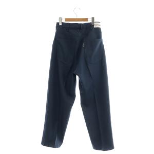 AMERICANA センタープレス ワイドパンツ テーパードパンツ S ブルーグレー
