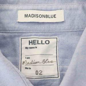 MADISONBLUE HAMPTON SH OX シャツ 長袖 02 水色 ライトブルー