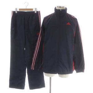 セットアップ 上下 clima365 3ストライプ ジャージ ジップアップジャケット ストレートパンツ イージー ロゴ刺繍