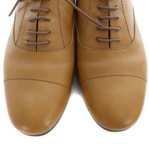 MARGARET HOWELL アイデア idea レースアップ レザーシューズ 24.5cm 茶色 ブラウン