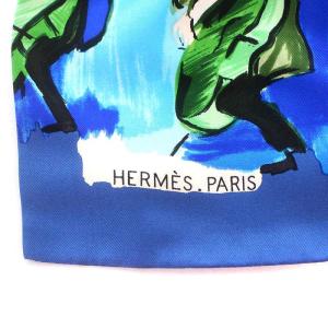 HERMES マルジェラ期 CONCERTO アスコットタイ ネクタイ シルク ブルー OH