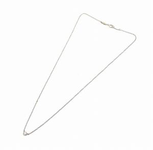 TIFFANY&Co. バイザヤード シングル ダイヤモンドネックレス ペンダント Pt950