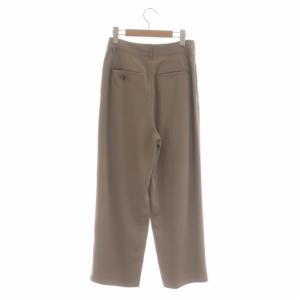 BEAUTY&YOUTH UNITED ARROWS ポリエステル2タックワイドパンツ M ベージュ