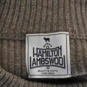 BEAUTY&YOUTH UNITED ARROWS ハミルトンウール ニット セーター 長袖 グレー