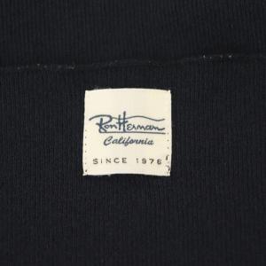 Ron Herman カットソー クルーネック 長袖 S 紺 ネイビー
