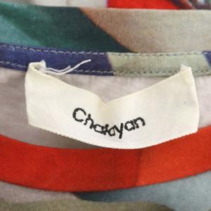 Chalayan Tシャツ カットソー チュニック 半袖 総柄 XS マルチカラー