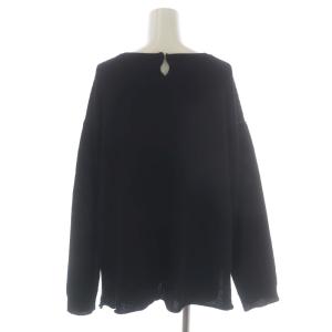 suzukitakayuki knitted pullover カシミヤシルクニット セーター 長袖 黒 ブラック