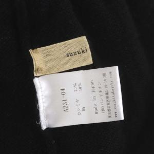suzukitakayuki knitted pullover カシミヤシルクニット セーター 長袖 黒 ブラック