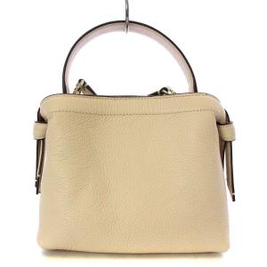 kate spade new york ノット ミニ クロスボディバッグ 2WAY カーフレザー ベージュ