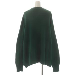 JOURNAL STANDARD LUXE 22AW COTTONアゼクルーネック ニット セーター 長袖 リブ 緑 グリーン