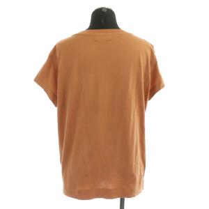 MARGARET HOWELL 22SS PLAIN COTTON JERSEY カットソー Tシャツ 半袖 2 オレンジ