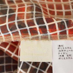 GRACE CONTINENTAL メッシュフラワープリントジャケット ジップアップ 36 オレンジ 黒 ベージュ