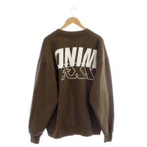 WIND AND SEA ×GOD SELECTION XXX ロゴプリント カーディガン スウェット 長袖 Vネック 裏起毛