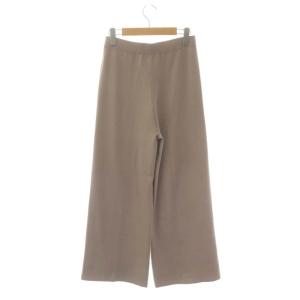 Theory SUPER WOOL WIDE KNIT PT パンツ ワイドニットパンツ ウール イージー S モカベージュ