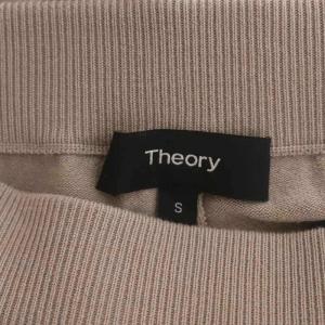 Theory SUPER WOOL WIDE KNIT PT パンツ ワイドニットパンツ ウール イージー S モカベージュ