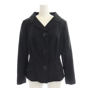 Christian Dior スカート スーツ セットアップ 上下 ジャケット 3B 総裏地 タイトスカート 膝丈 I42 黒 ブラック