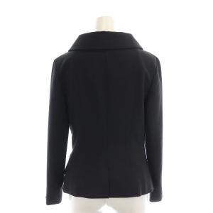 Christian Dior スカート スーツ セットアップ 上下 ジャケット 3B 総裏地 タイトスカート 膝丈 I42 黒 ブラック