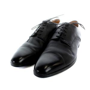 LTR PLAIN TOE シューズ レザー 26.5cm 黒 ブラック