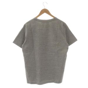 REMI RELIEF クルーネックポケットTシャツ カットソー 半袖 コットン 無地 L グレー