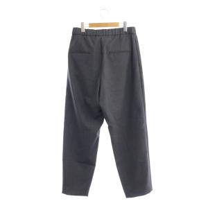 ATON WOOL TROPICAL TAPERED EASY PANTS パンツ 6 チャコールグレー
