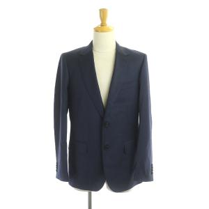 PAUL SMITH ロロピアーナ SOHO シングル2Bスーツ 上下 ジャケット パンツ スラックス L ネイビー