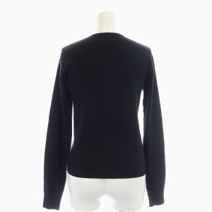 agnes b. スナップボタンニットカーディガン 長袖 1 黒 ブラック