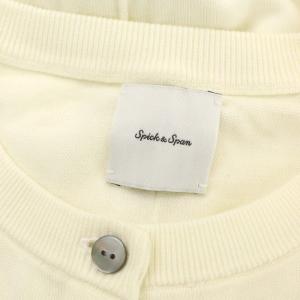 Spick&Span 23SS ニュアンスドルマンスリーブカーディガン ニット アイボリー
