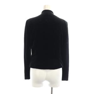 ANAYI セットアップ 上下 38 ジャケット ノーカラー 総裏地 スカート タイト ミニ 38 黒 ブラック