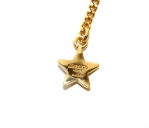 JIMMY CHOO JC Star Drop Earrings ピアス パール スワロフスキークリスタル スターモチーフ メタルチェーン ゴールド色
