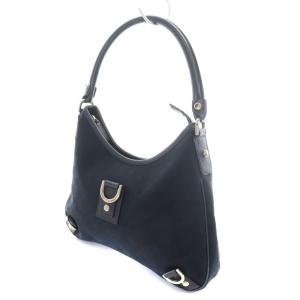 GUCCI 130738 アビー ハンドバッグ GGキャンバス レザー ブラック
