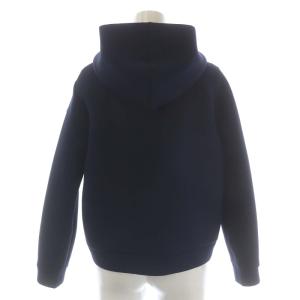Chesty ボンディングビジューパーカー 長袖 ジャケット フード ジップアップ フリル 1 紺 ネイビー