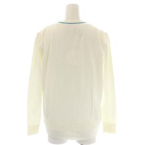 Chesty アンサンブルニット 2点セット ノースリーブカットソー レモン 総柄 カーディガン 長袖 F オフホワイト マルチカラー