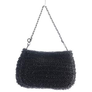 ANTEPRIMA クラッチバッグ ショルダーバッグ トートバッグ 3WAY リボン ワイヤー チェーンショルダー 黒 ブラック