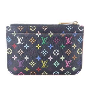 LOUIS VUITTON M93735 モノグラム マルチカラー ポシェット クレ コインケース ブラック