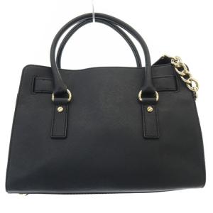 MICHAEL KORS ショルダーバッグ ハンドバッグ 2way ロゴ レザー 黒 ブラック