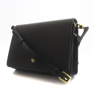 TORY BURCH EMERSON COMBO CROSSBODY ショルダーバッグ レザー ロゴ 黒 ブラック