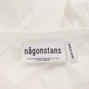 nagonstans 23SS コットン カットソー Tシャツ 長袖 M 白 ホワイト