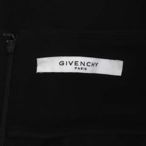 GIVENCHY プリーツスカート ロング丈 ミモレ丈 シルク 38 M 黒 ブラック
