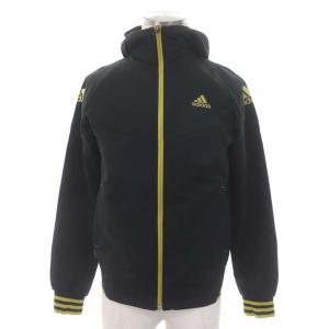 adidas adienergy ジャージ セットアップ 上下 ジャケット ブルゾン ジップアップ パンツ ストレート イージー S 黒