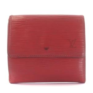 エピ ポルトモネ ビエ カルトクレディ 三つ折り財布 レザー ロゴ 赤 レッド M63487